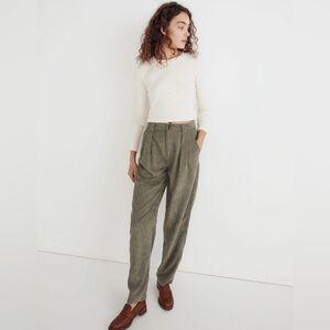 Madewell Olive Green Corduroy Pants